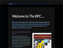 Tablet Screenshot of brooklynpuppetconspiracy.com